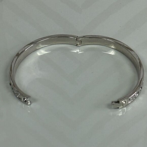 Coach Silver and Crystal Hinge Bracelet - Picture 4 of 4